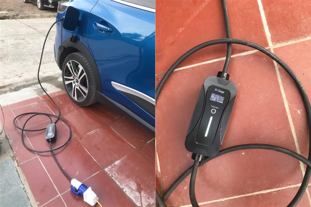 Bộ sạc xe điện  Vinfast Mode 2 IC-CPD - chính hãng - 7,4 KW, 32A sạc nhanh trong 4-5 giờ